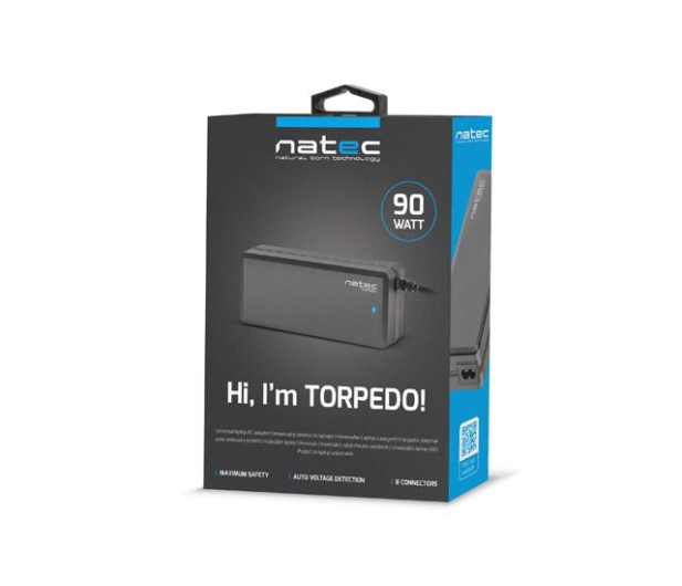 Natec ZASILACZ TORPEDO UNI-90 90W DO LAPTOPÓW - 1470250 - zdjęcie 7